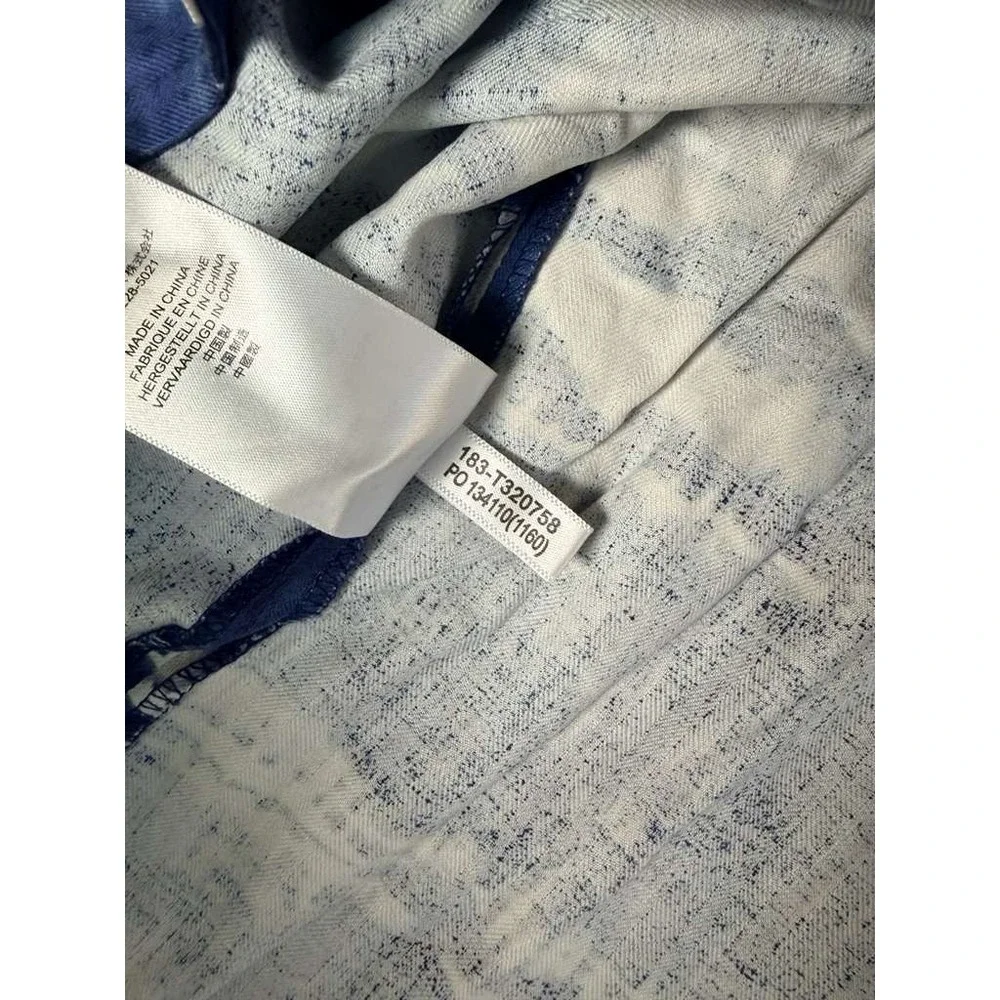 Tommy Bahama Shirt Adult Large Blue Tie Dye Button Up Beach Mens‎
